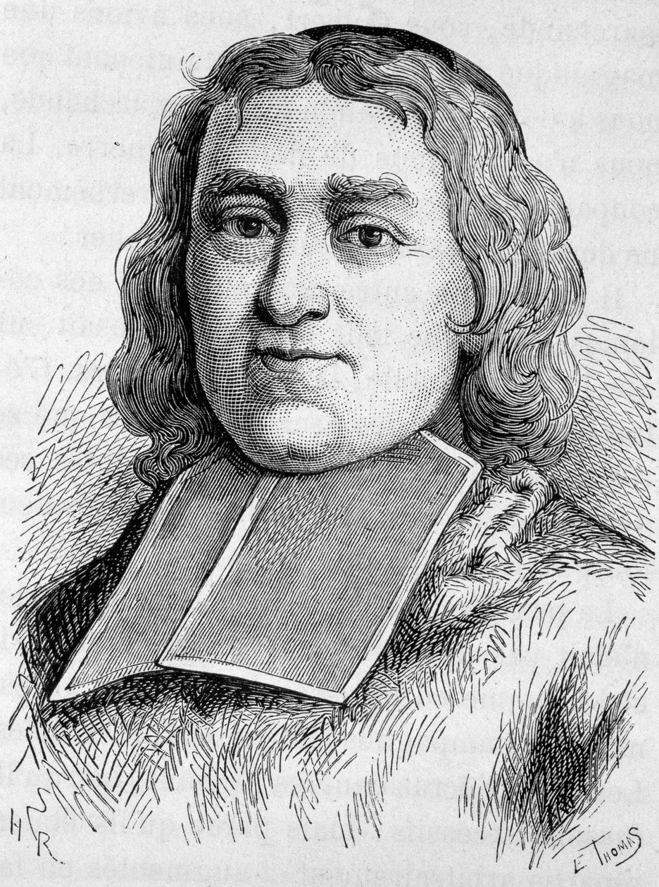 Porträt von Kardinal Fleury (1653 - 1743) (André Hercule de Fleury). Gravur aus dem späten 19. Jahrhundert in „Histoire de France“ von H. Martin von Unknown artist