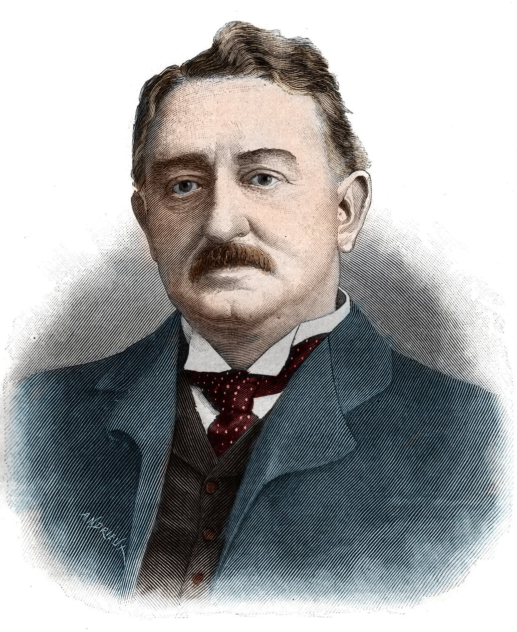 Porträt von Cecil John Rhodes (1853-1902), britischer Geschäftsmann und Kolonialverwalter. von Unknown artist