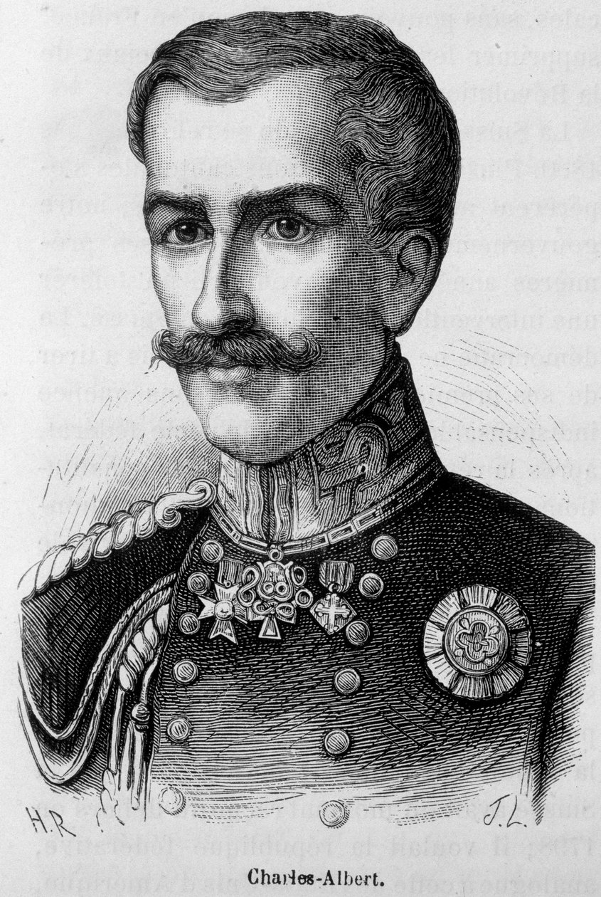 Porträt von Charles-Albert von Unknown artist