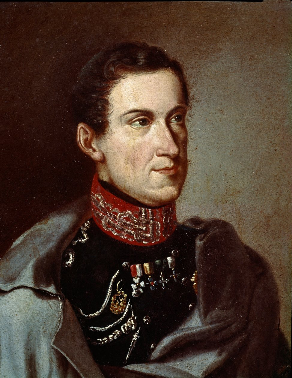 Porträt von Charles Albert von Sardinien (oder Carlo Alberto di Savoia) (1798-1849) von Unknown artist