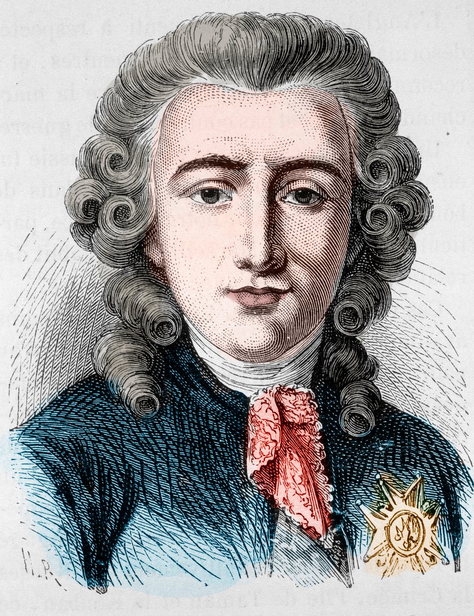 Porträt von Charles Alexandre de Calonne, französischer Politiker (1734-1802) - in „L