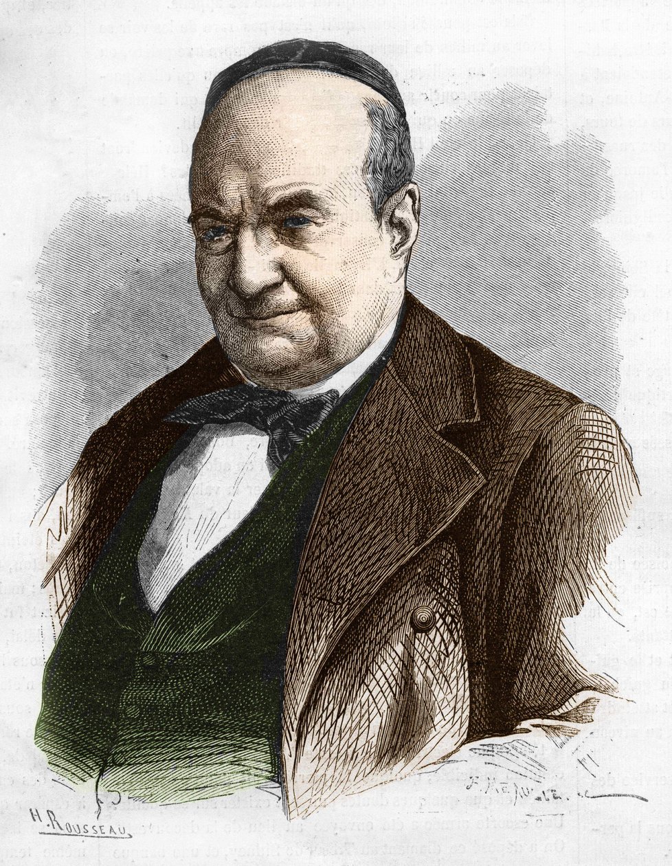 Porträt von Charles Augustin Sainte-Beuve (1804-1869), Schriftsteller, Journalist und Literaturkritiker. von Unknown artist