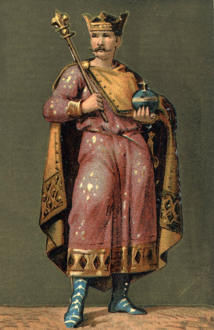 Porträt von Karl II. der Kahle (823 - 877), König von Frankreich von Unknown artist