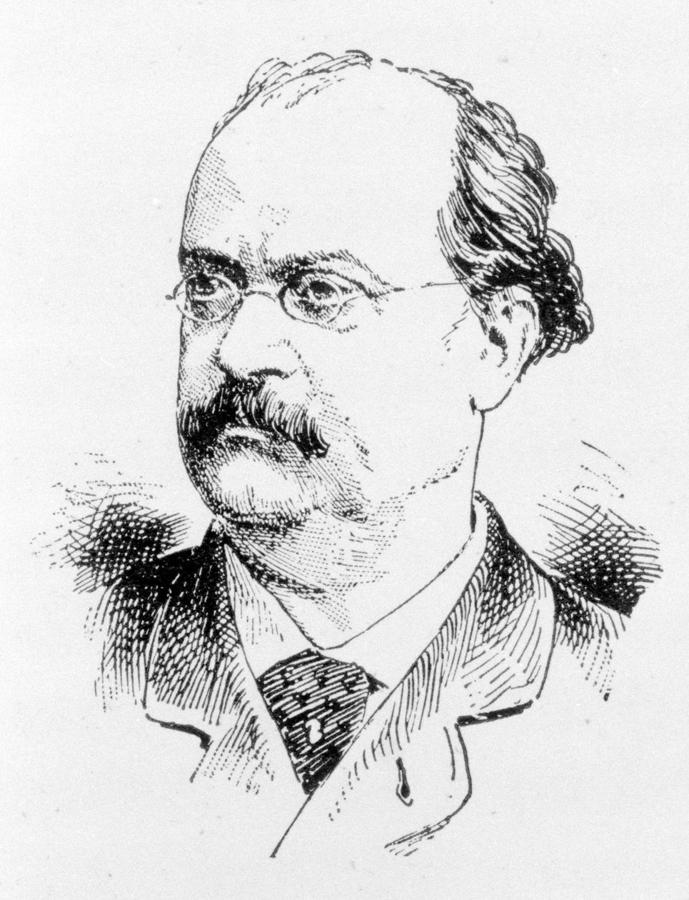 Porträt von Charles Lecocq (1832 - 1918), französischer Komponist. von Unknown artist