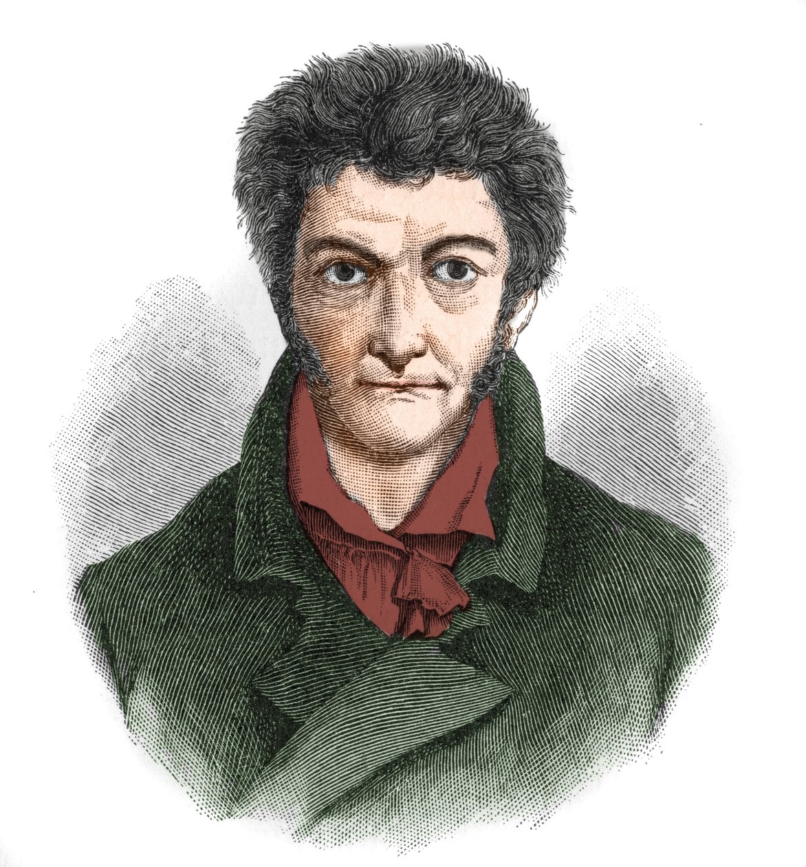 Porträt von Ernst Theodor Wilhelm Hoffmann (1776-1822), deutscher romantischer Schriftsteller. von Unknown artist