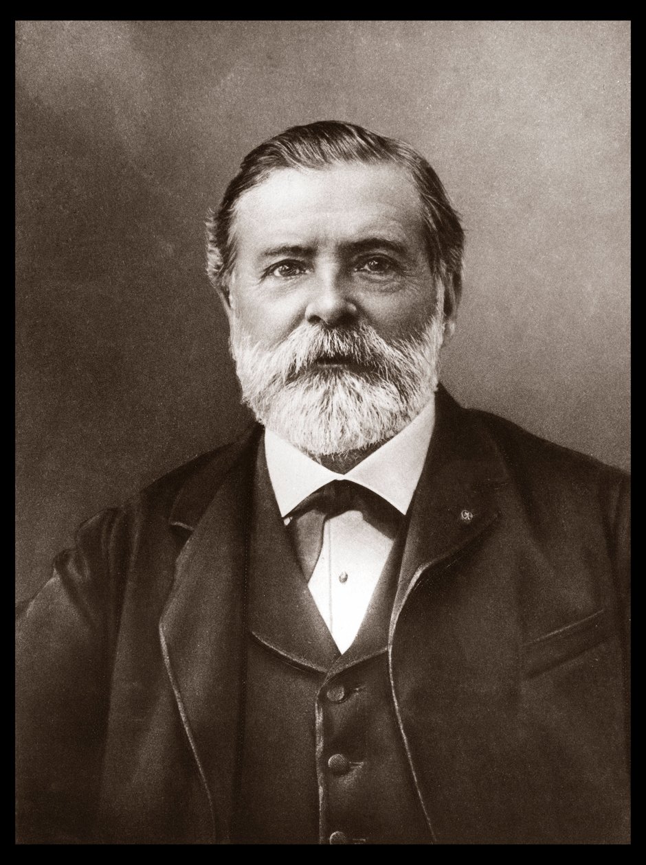 Porträt von Étienne-Jules Marey (1830-1904), englischer Wissenschaftler und Chronofotograf, Erfinder des Sphygmographen und Pionier der Fotografie und des Kinos. Foto von Nadar, Paul (1856-1939). von Unknown artist