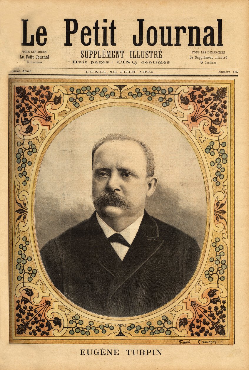Porträt von Eugene Turpin (1848-1927), Chemiker, spezialisiert auf Sprengstoffe von Unknown artist