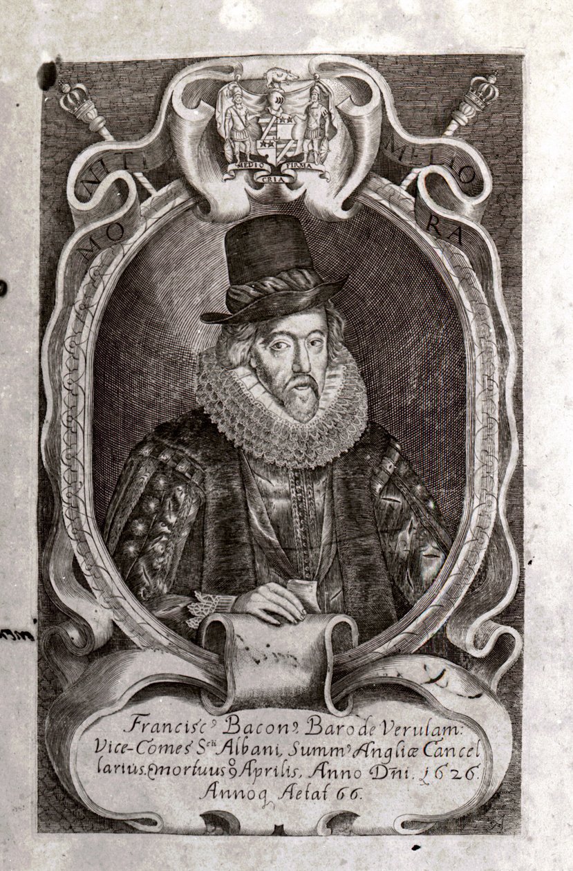 Porträt von Francis Bacon (1561 - 1626). von Unknown artist
