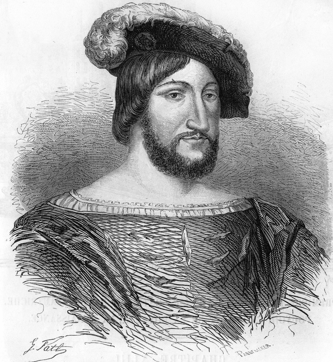 Porträt von Franz I., König von Frankreich (1494-1547). von Unknown artist