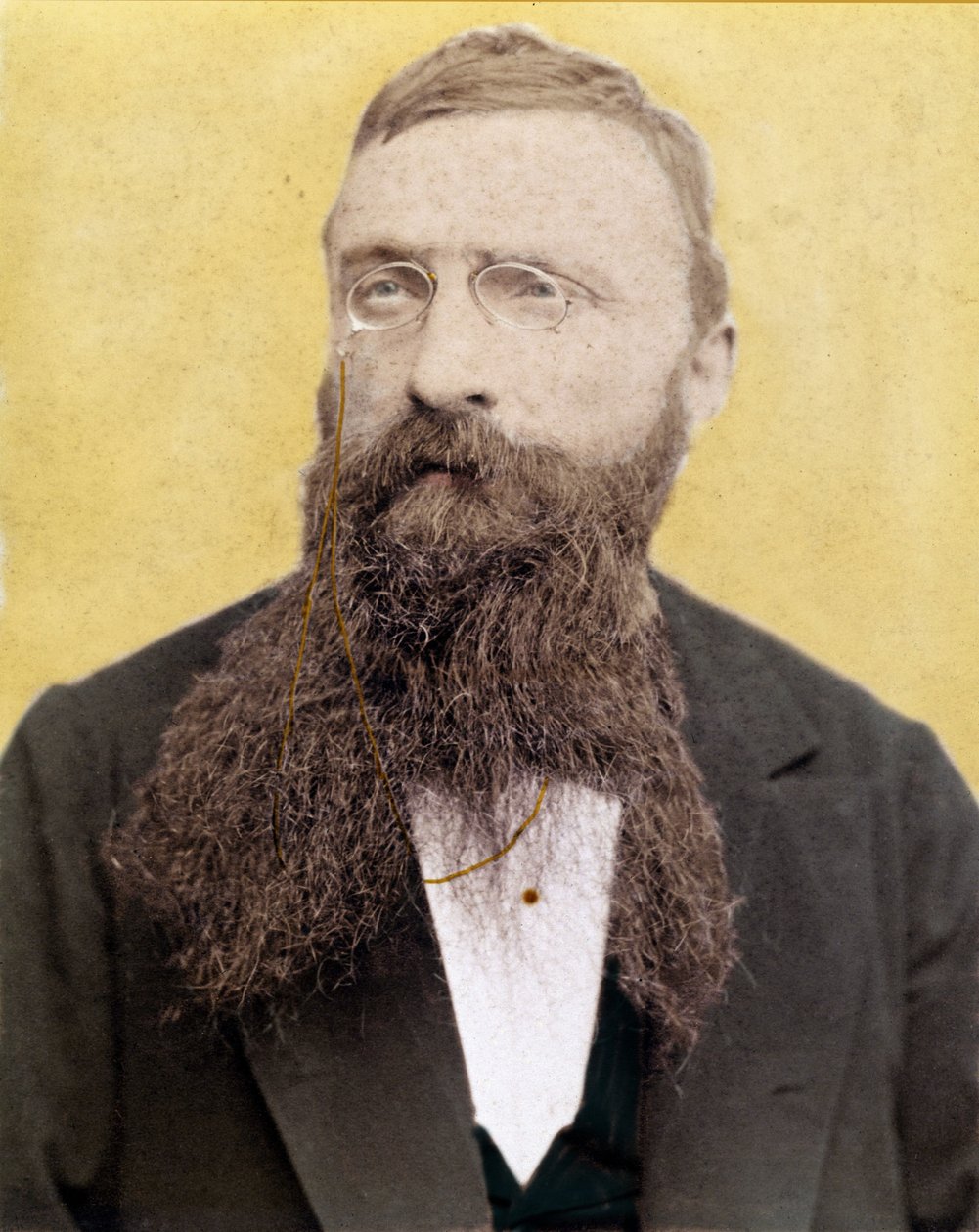 Porträt von François Auguste René Rodin - französischer Bildhauer - Fotografie um 1885 von Unknown artist
