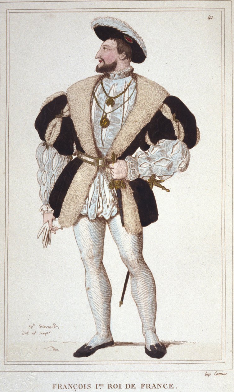 Porträt von Franz I. (1494 - 1547) von Unknown artist