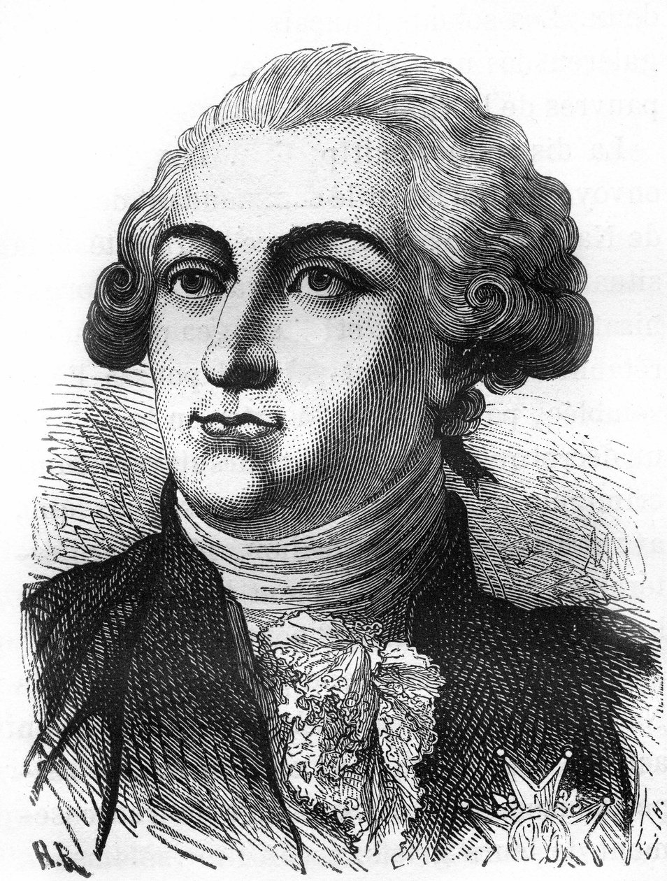 Porträt von François Claude Amour, Marquis de Bouillé (1739-1800), französischer General. von Unknown artist