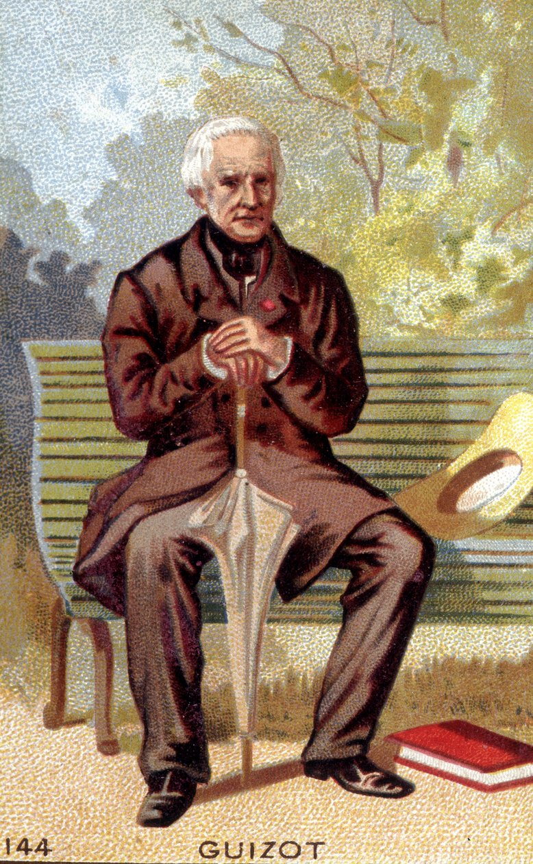 Porträt von François Guizot (1787 - 1874), französischer Politiker und Historiker von Unknown artist