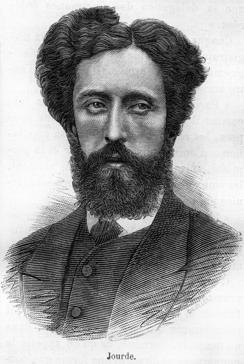 Porträt von François Jourde. Französischer Revolutionär 1843-1893. von Unknown artist