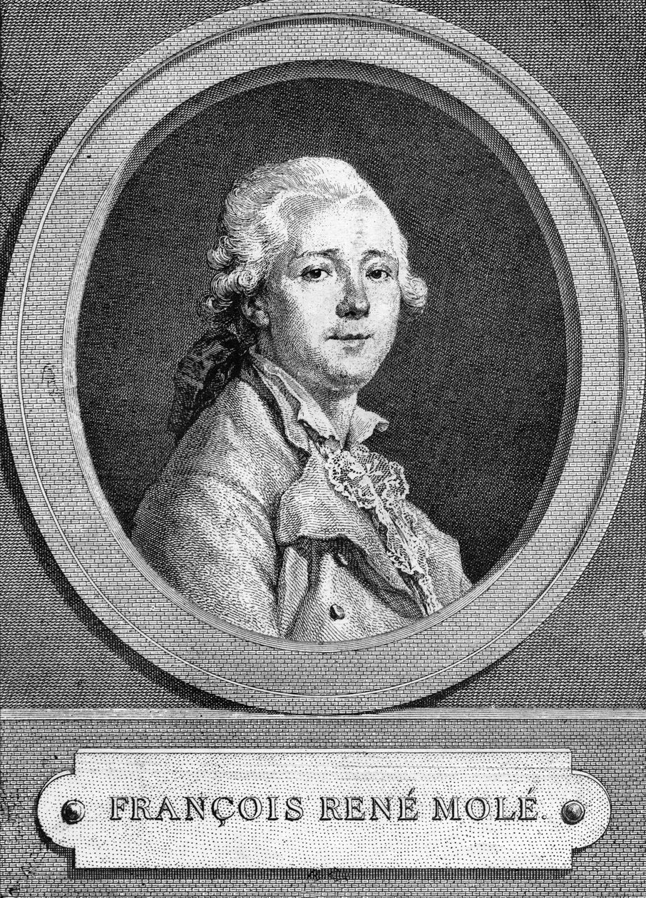 Porträt von François René Molé (1734-1802), französischer Schauspieler von Unknown artist