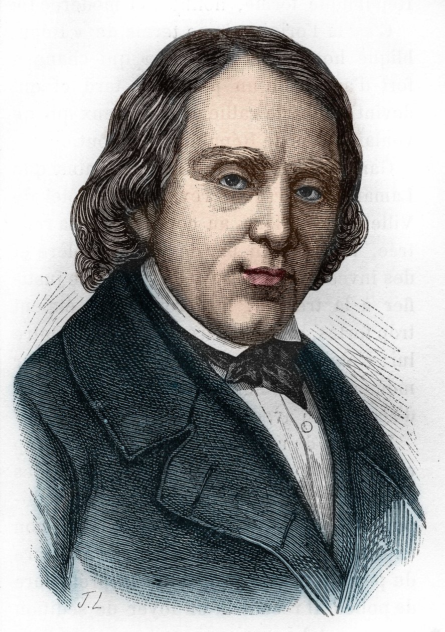Porträt von François Vincent Raspail (1794-1878), französischer Biologe, Chemiker und Politiker. von Unknown artist