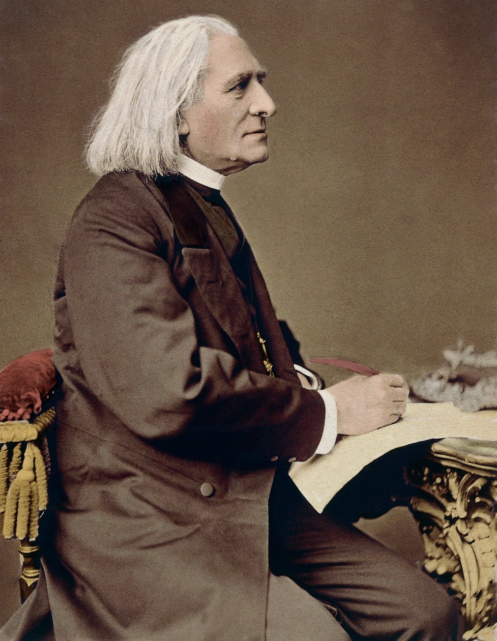 Porträt von Franz Liszt (1811-1886), ungarischer Komponist, Pianist und Dirigent von Unknown artist