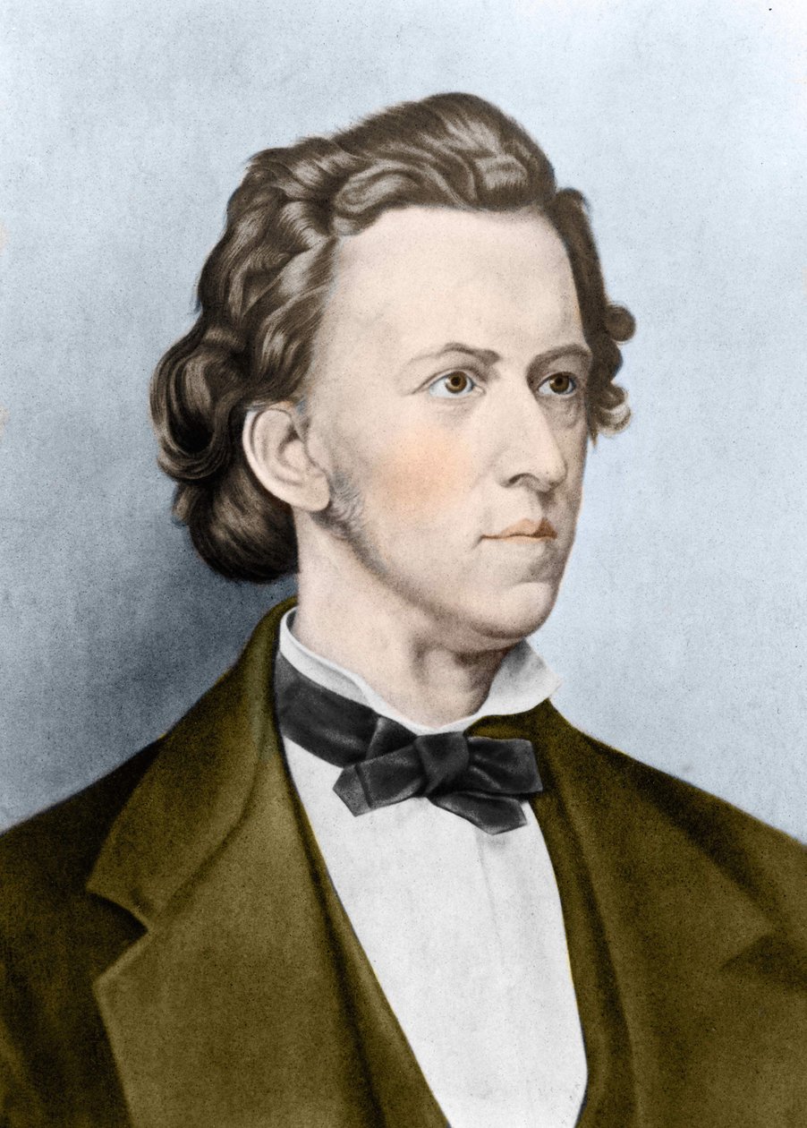 Porträt von Frédéric Chopin (1810-1849), polnischer Komponist von Unknown artist
