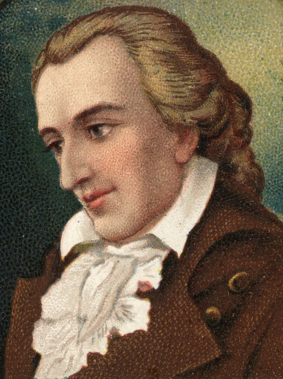 Porträt von Friedrich Schiller (1759-1805), deutscher Dichter und Schriftsteller. von Unknown artist