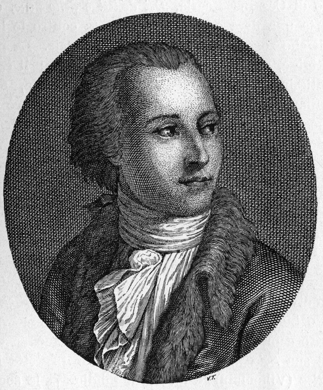 Porträt von Gaetano Filangeri (1752-1788). Italienischer Jurist und Pädagoge von Unknown artist