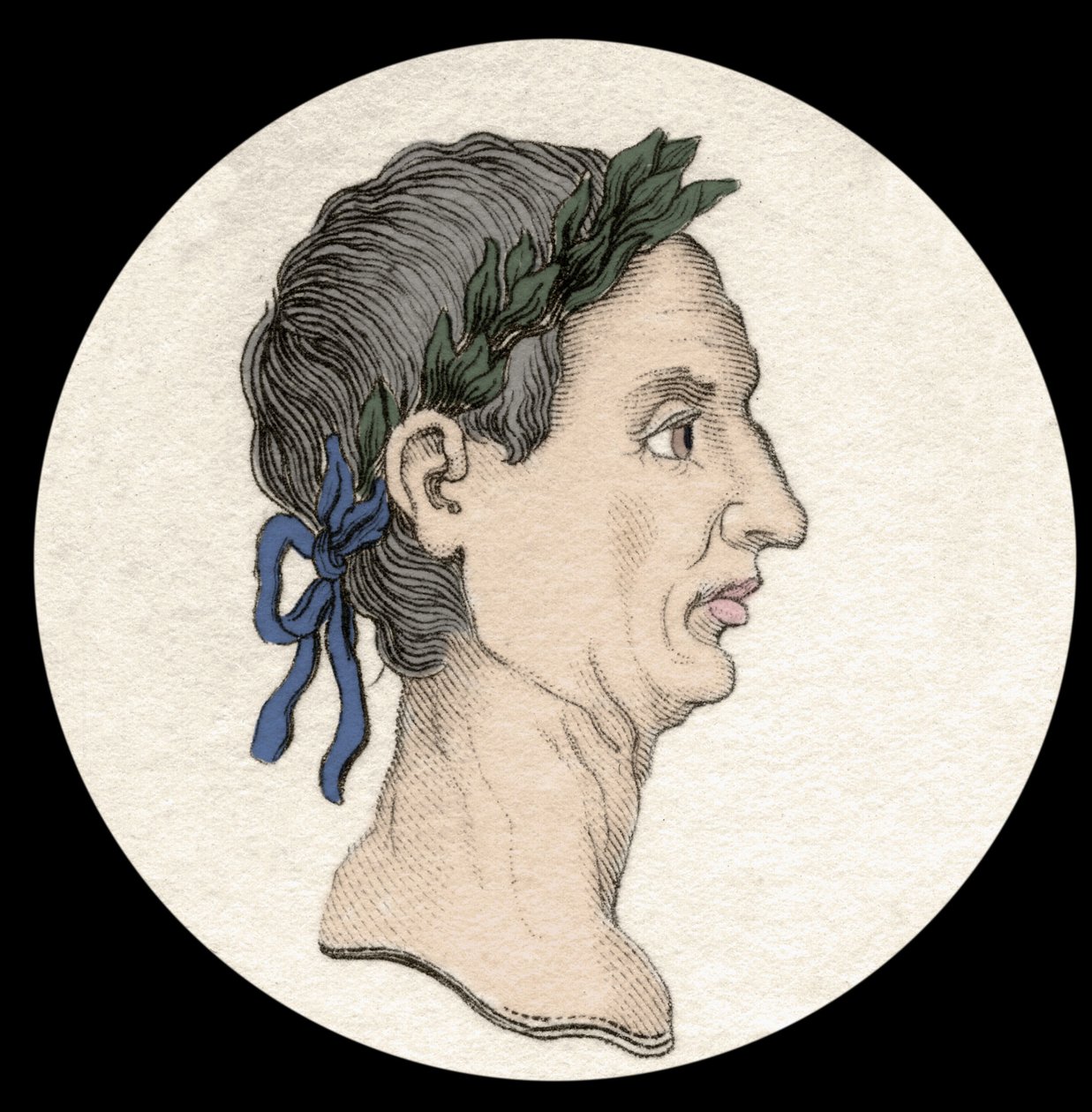 Porträt von Gaius Julius Caesar (100-44 v. Chr.) von Unknown artist