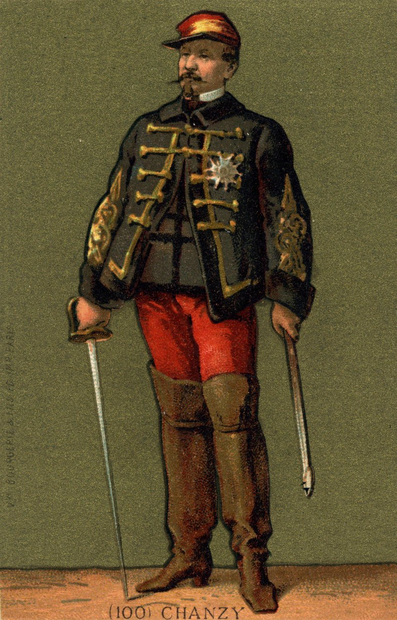 Porträt von General Chanzy (1823 - 1883). Chromolithographie Ende des 19. Jahrhunderts. von Unknown artist