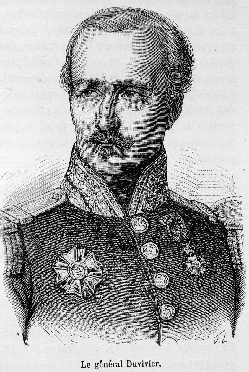Porträt von General Franciade Fleurus Duvivier (1794-1848) von Unknown artist