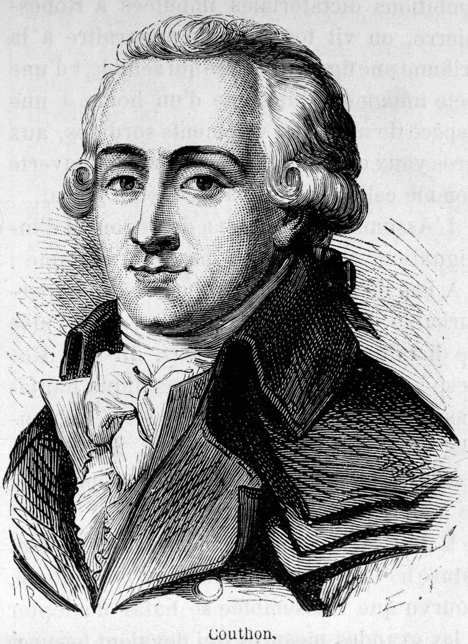 Porträt von Georges Couthon (1755-1794), französischer Politiker von Unknown artist