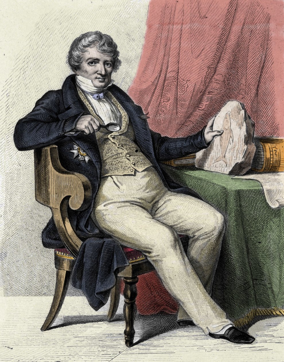 Porträt von Georges Cuvier von Unknown artist