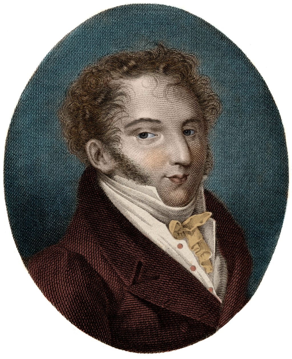 Porträt von Gioachino (Gioacchino) Rossini (1792-1868), italienischer Komponist von Unknown artist