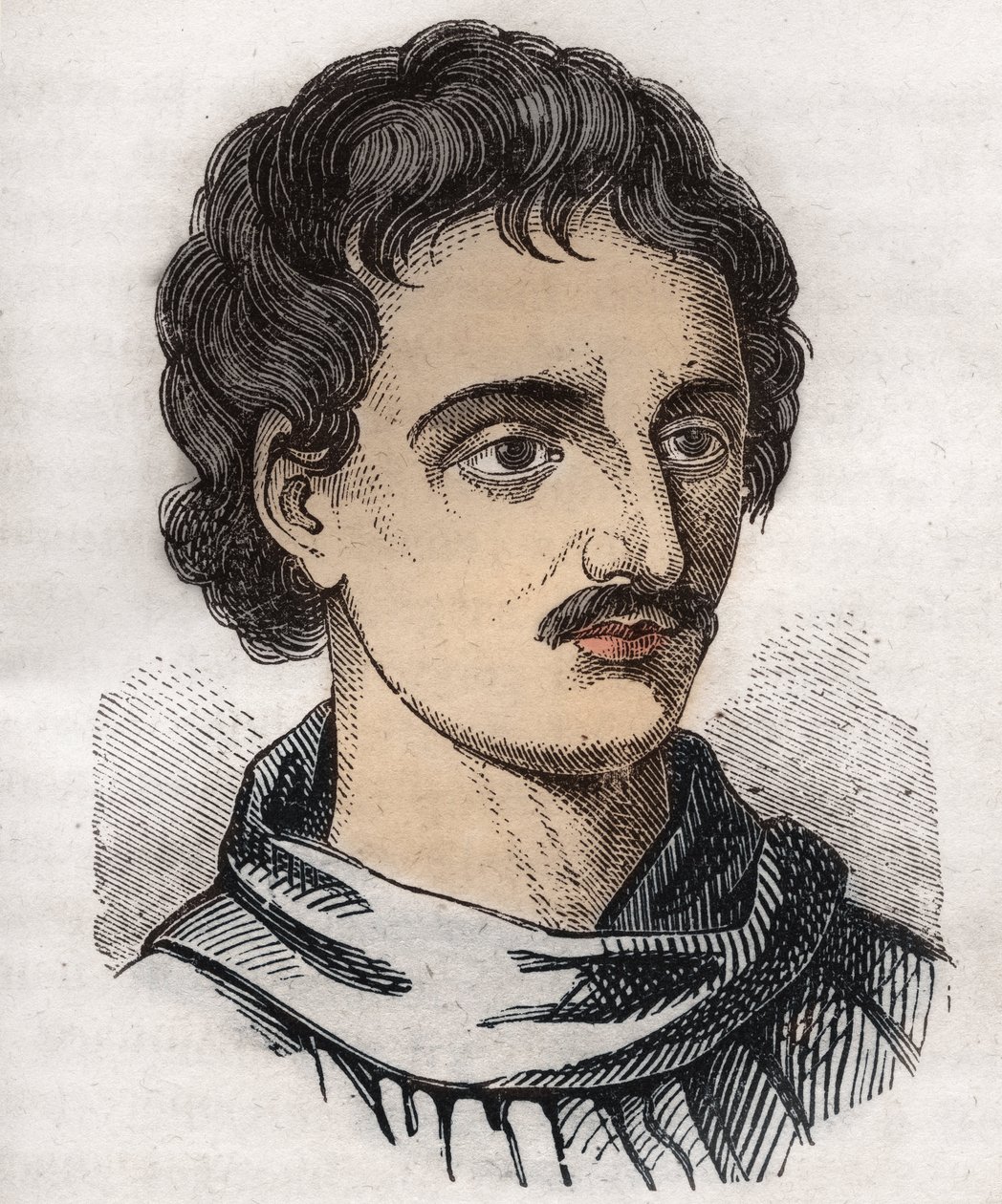 Porträt von Giordano Bruno (1548-1600) italienischer Dominikanermönch, Philosoph, Mathematiker, Dichter und Astrologe von Unknown artist