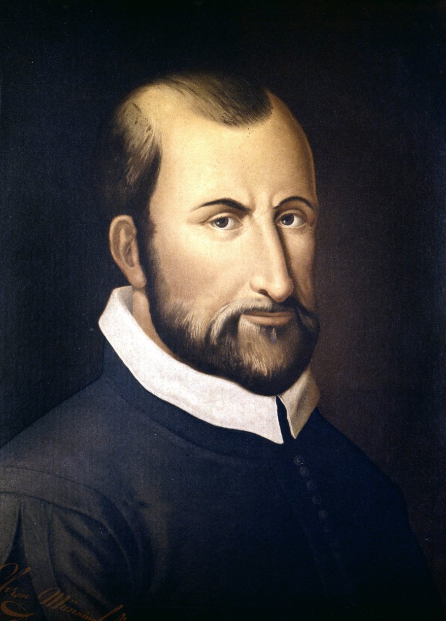 Porträt von Giovanni Pierluigi Da Palestrina (1525 - 1594), italienischer Komponist. von Unknown artist