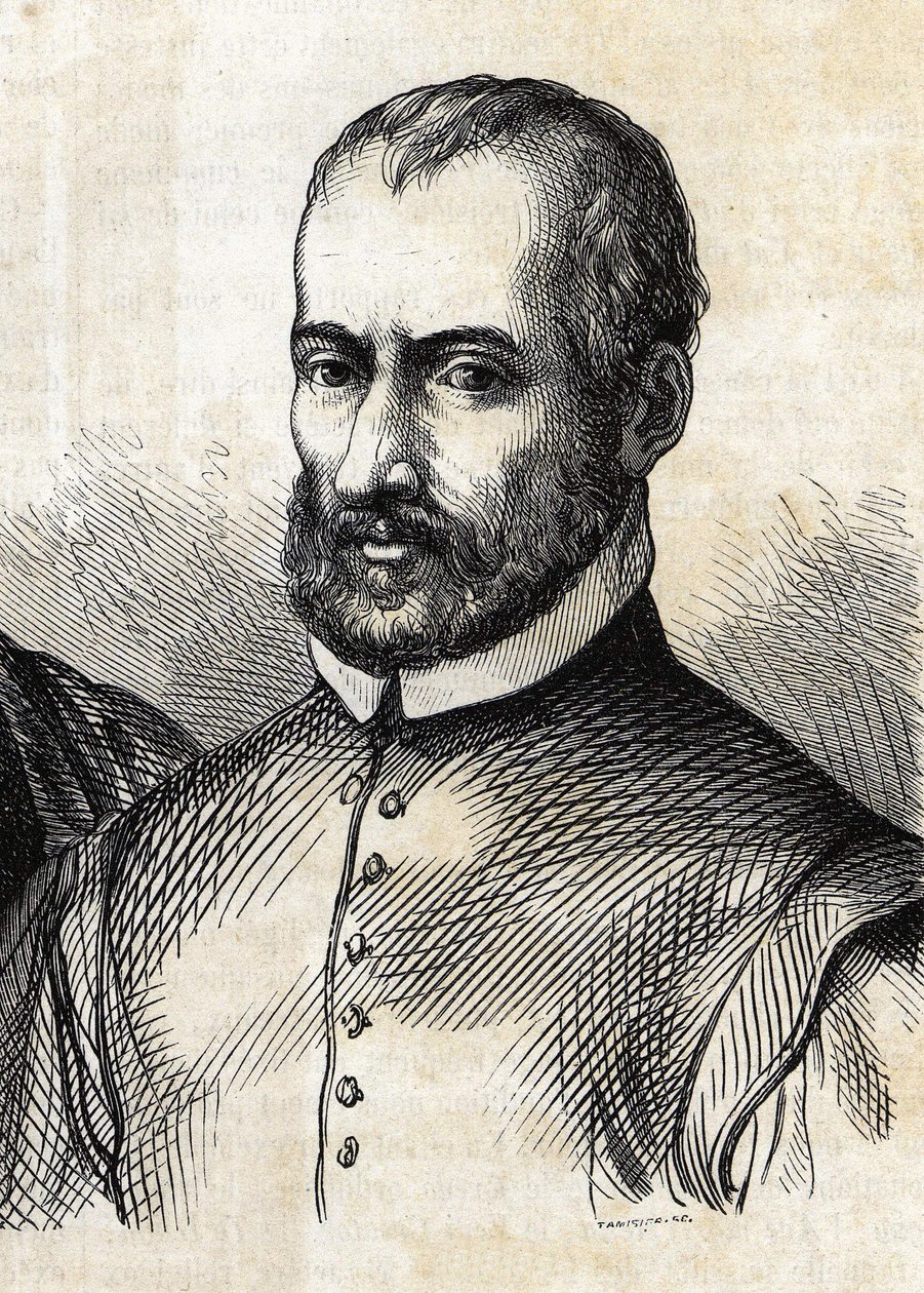 Porträt von Giovanni Pierluigi da Palestrina (1525 - 1594), italienischer Komponist. von Unknown artist