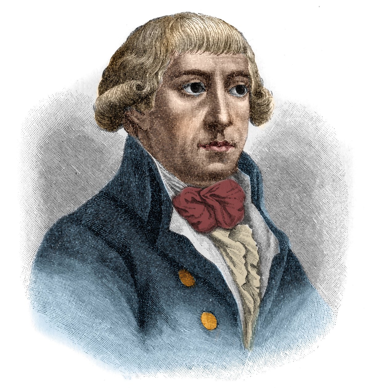 Porträt von Gottfried August Bürger. von Unknown artist