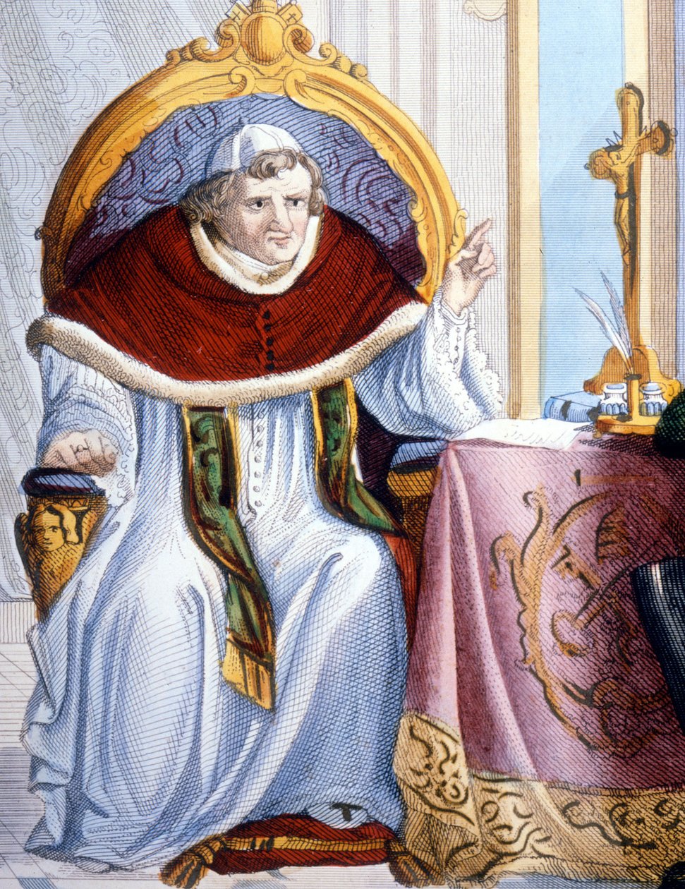 Porträt von Gregor XVI (1745 - 1846) von Unknown artist