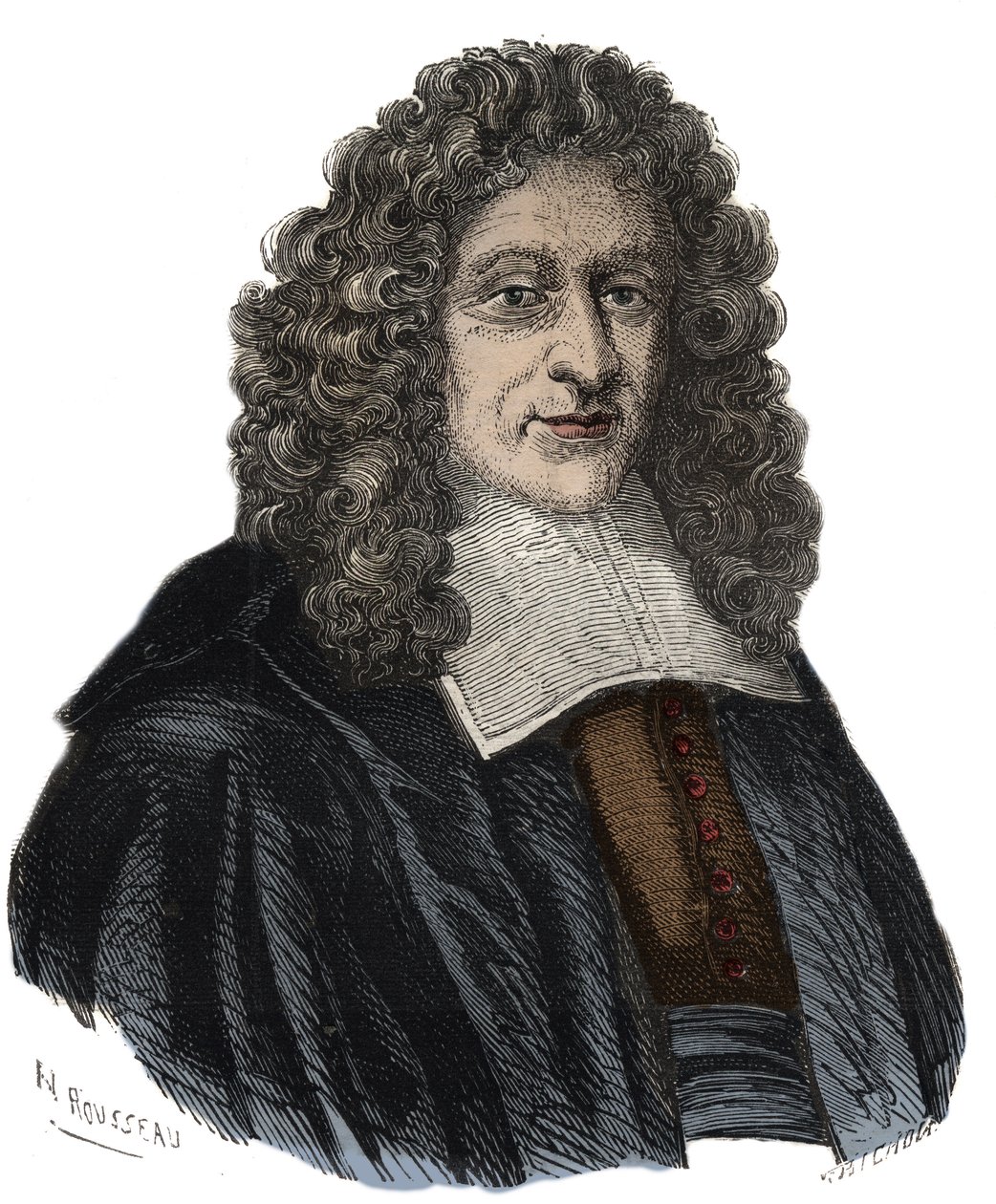 Porträt von Guillaume Amfrye, Abt von Chaulieu (1639-1720), französischer libertiner Dichter von Unknown artist