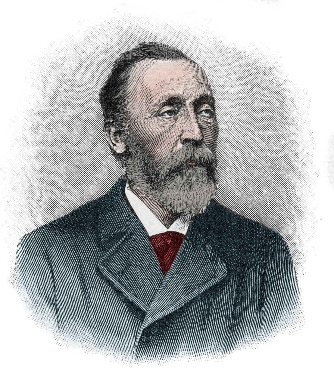 Porträt von Heinrich von Stephan (1831-1897) Generalpostdirektor des Deutschen Reiches, der den deutschen Postdienst reorganisierte von Unknown artist
