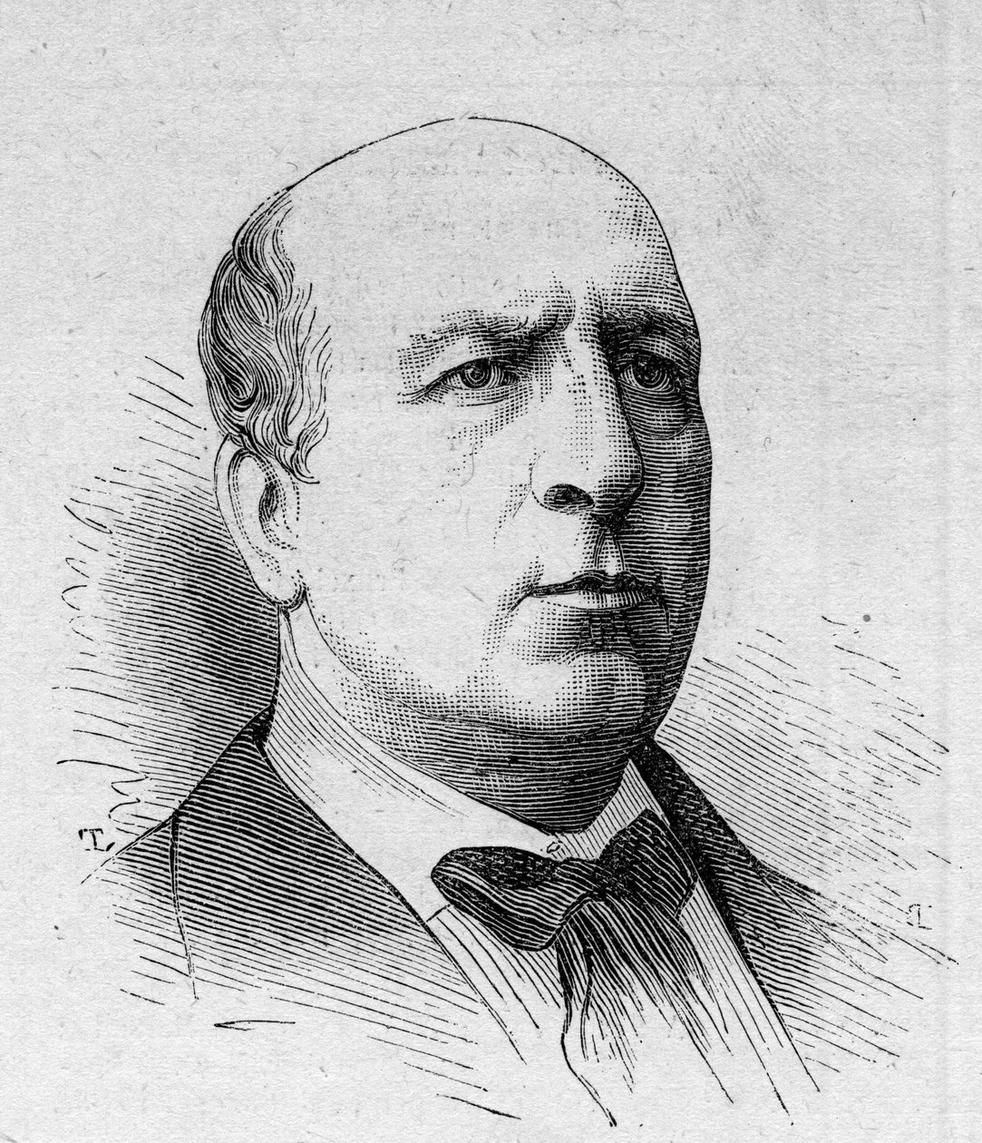 Porträt von Henri Maubant (1821-1908), französischer Komödiant, Mitglied der Comédie Française. Gravur in „Le Monde Illustré“ Nr. 1168 vom 16. August 1879. von Unknown artist