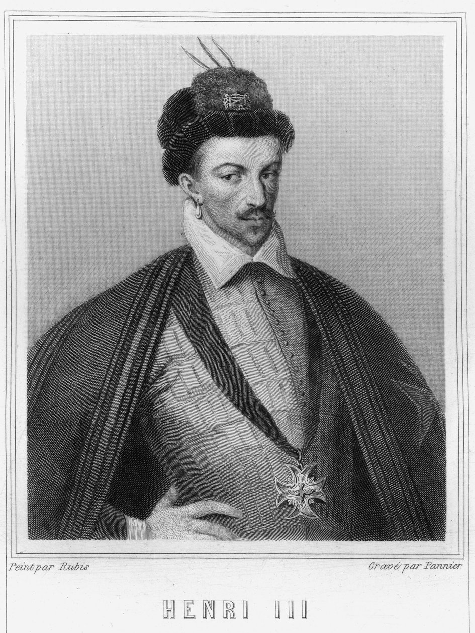 Porträt von Heinrich III. (1551-1589), König von Frankreich - in „Geschichte der Franzosen“ von Lavallée, Gravur, undatiert von Unknown artist