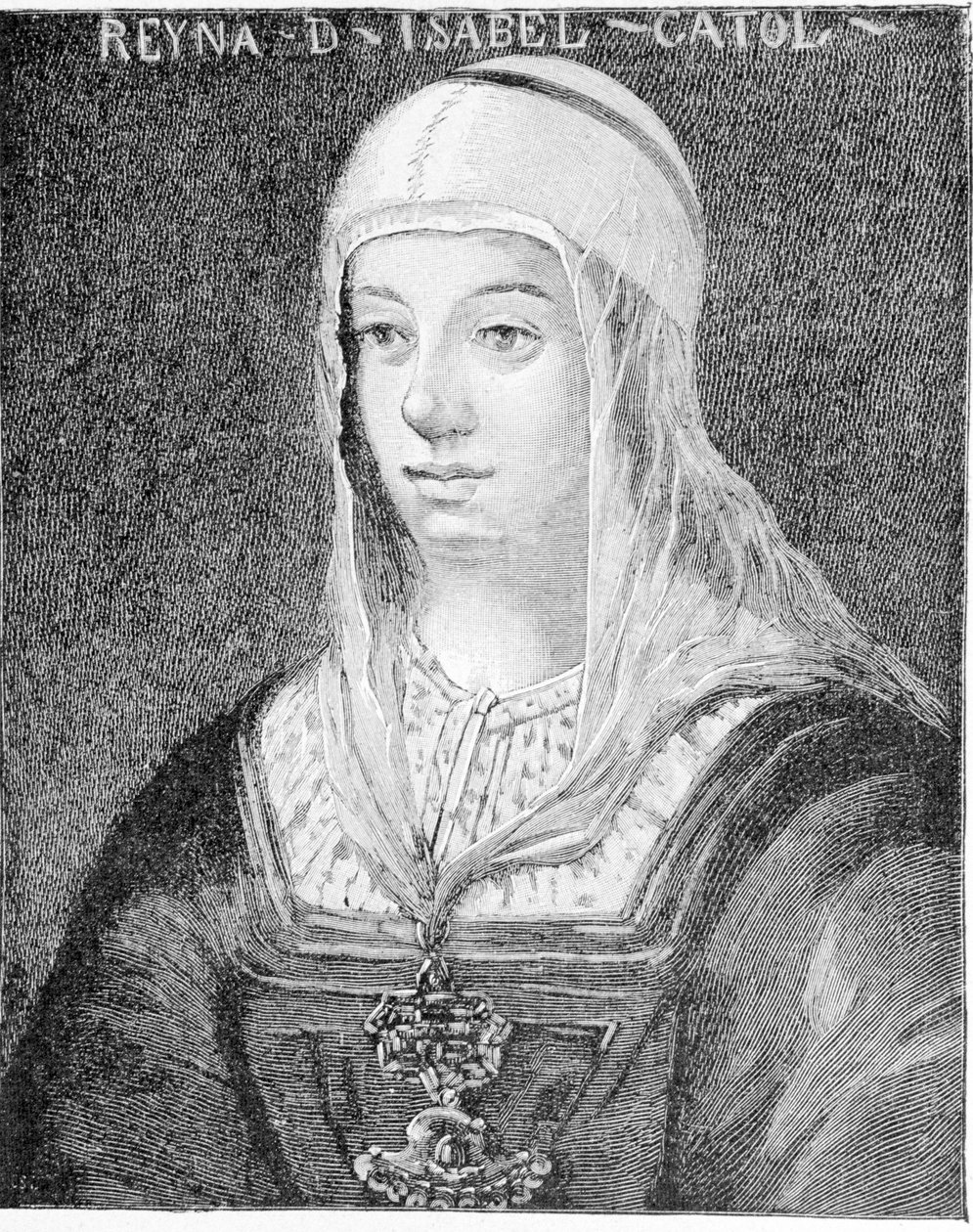 Porträt von Isabella I. der Katholischen (1451 - 1504), Königin von Kastilien von Unknown artist