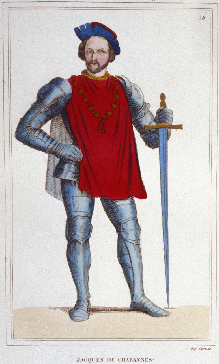Porträt von Jacques de Chabannes, Herr von LA PALICE, Marschall von Frankreich 1470-1525 von Unknown artist