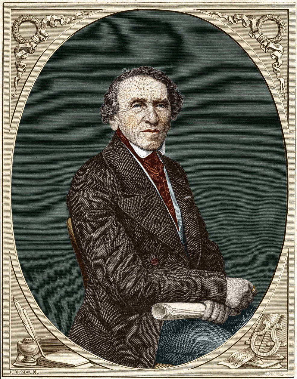 Porträt von Jakob Liebmann Meyerbeer (1791-1864), deutscher Komponist von Unknown artist