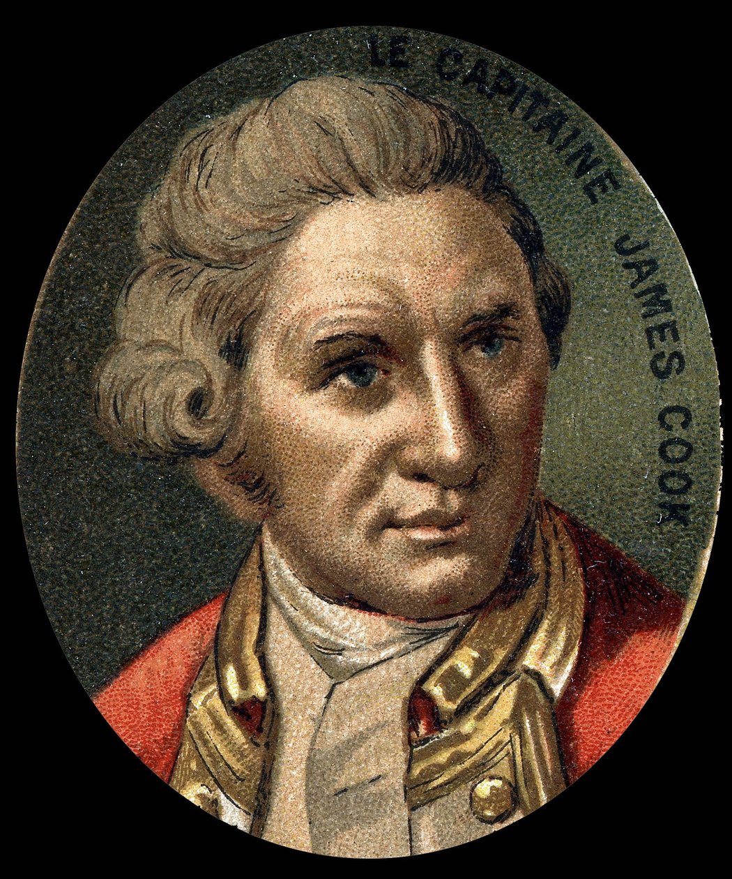 Porträt von James Cook, britischer Seefahrer von Unknown artist