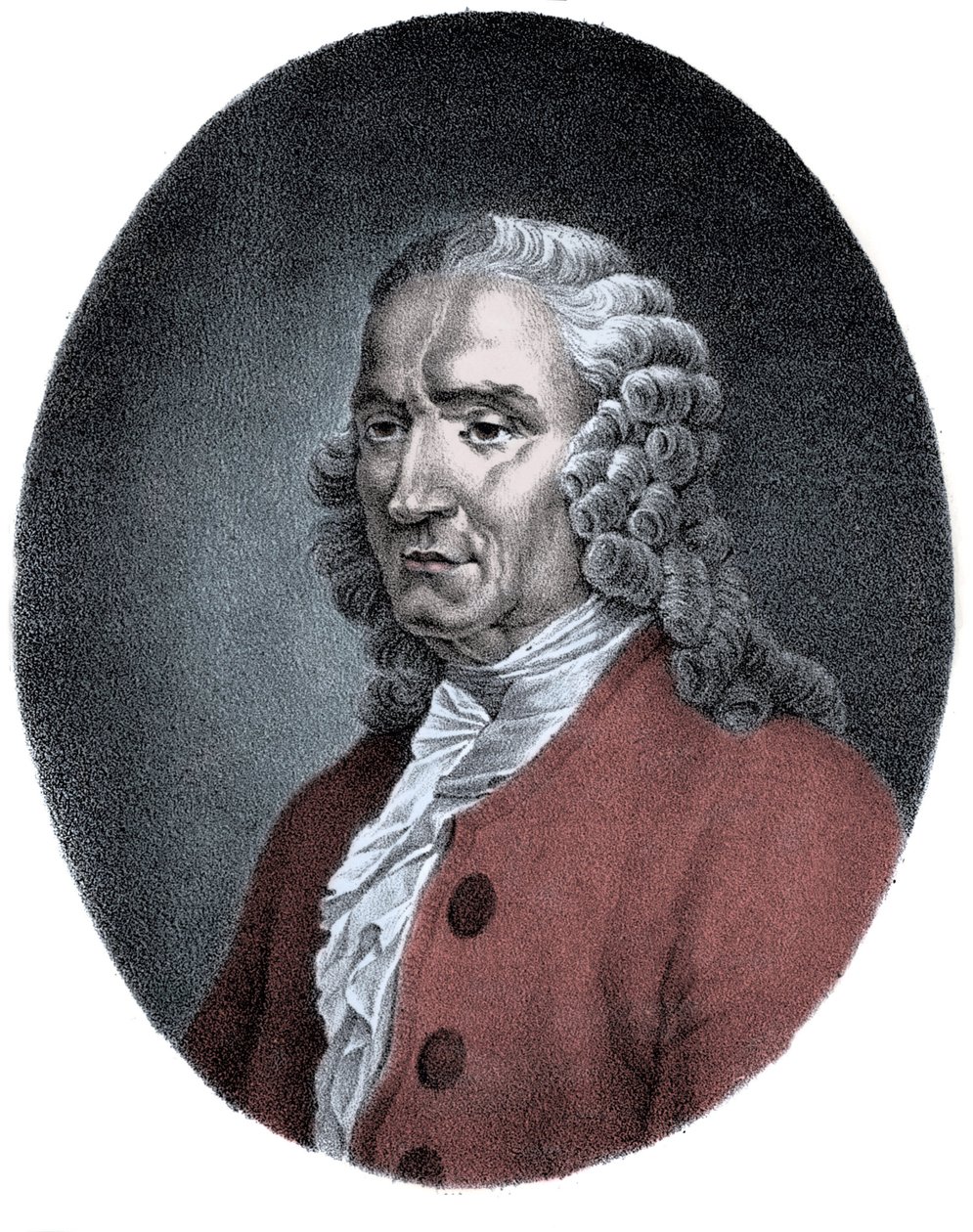 Porträt von Jean-Philippe (Jean Philippe) Rameau (1683-1764), französischer Komponist von Unknown artist