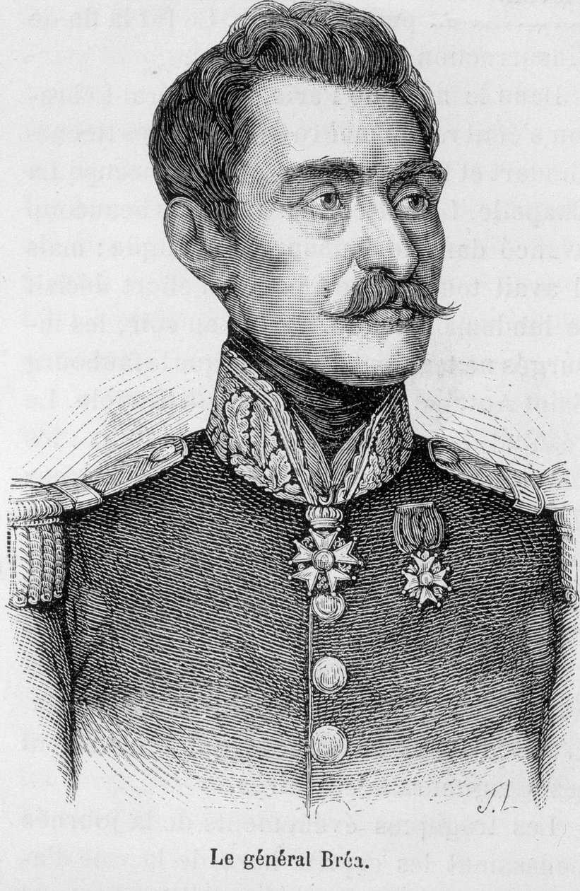 Porträt von Jean Baptiste Fidele Brea, französischer General (1790-1848) von Unknown artist