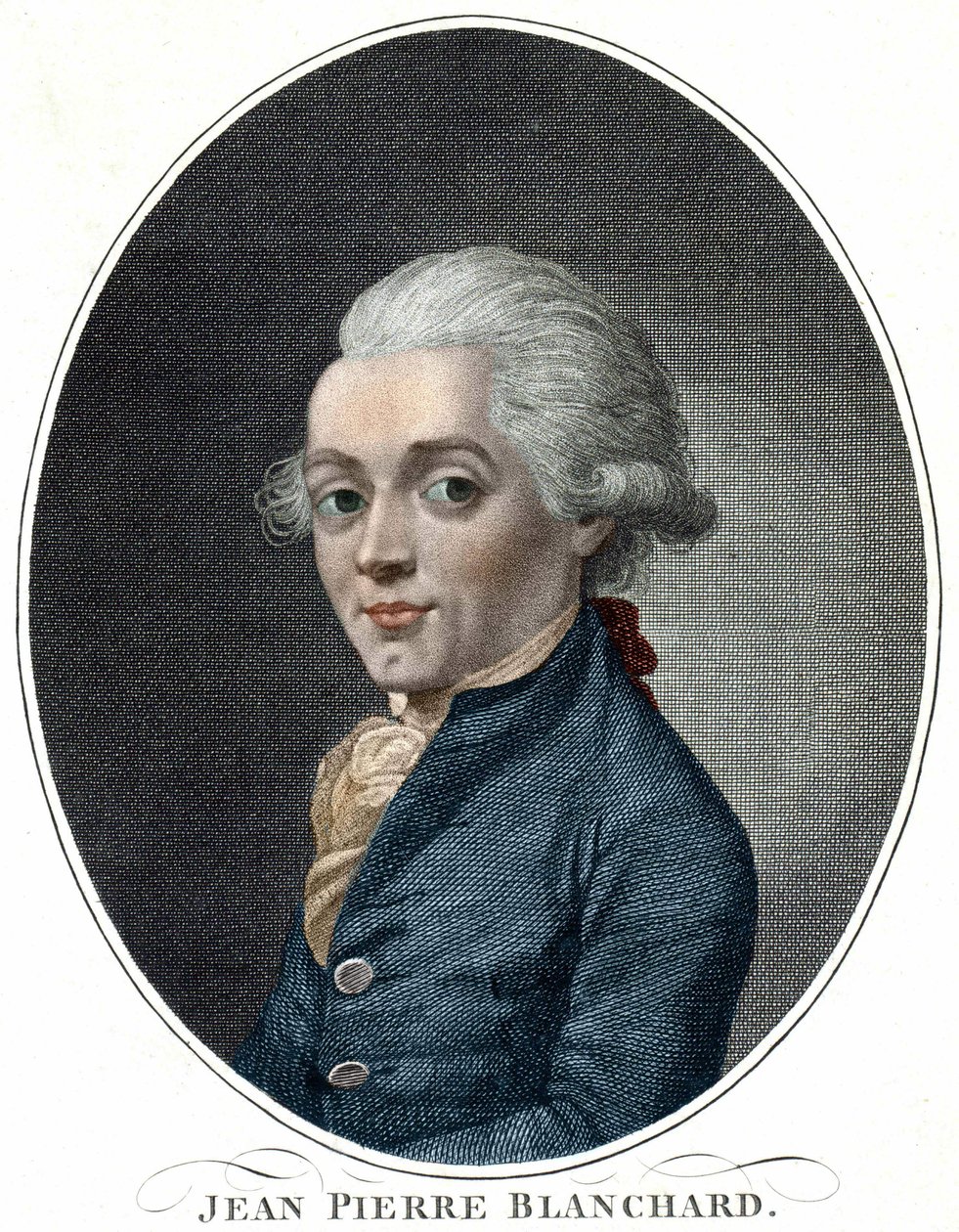 Porträt von Jean Pierre Blanchard (1709 - 1853), französischer Luftfahrtpionier von Unknown artist