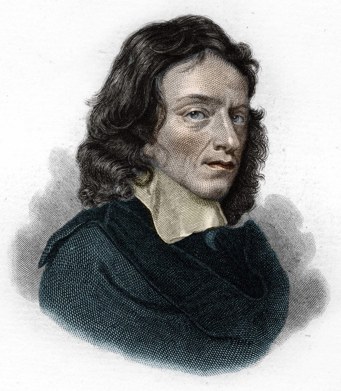 Porträt von John Milton, englischer Dichter und Essayist (1608-1674) von Unknown artist