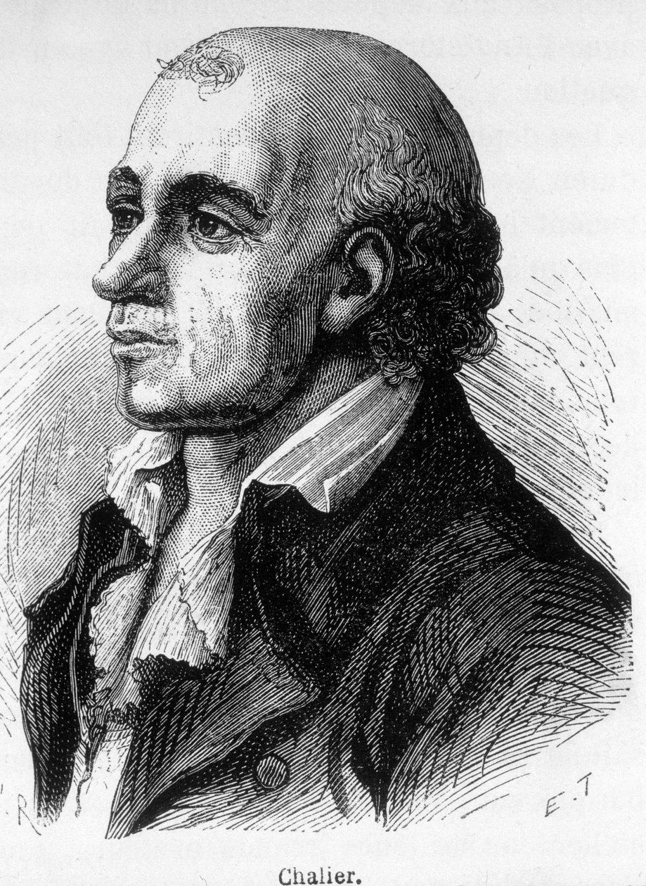 Porträt von Joseph Chalier, französischer Politiker (1747-1793). von Unknown artist