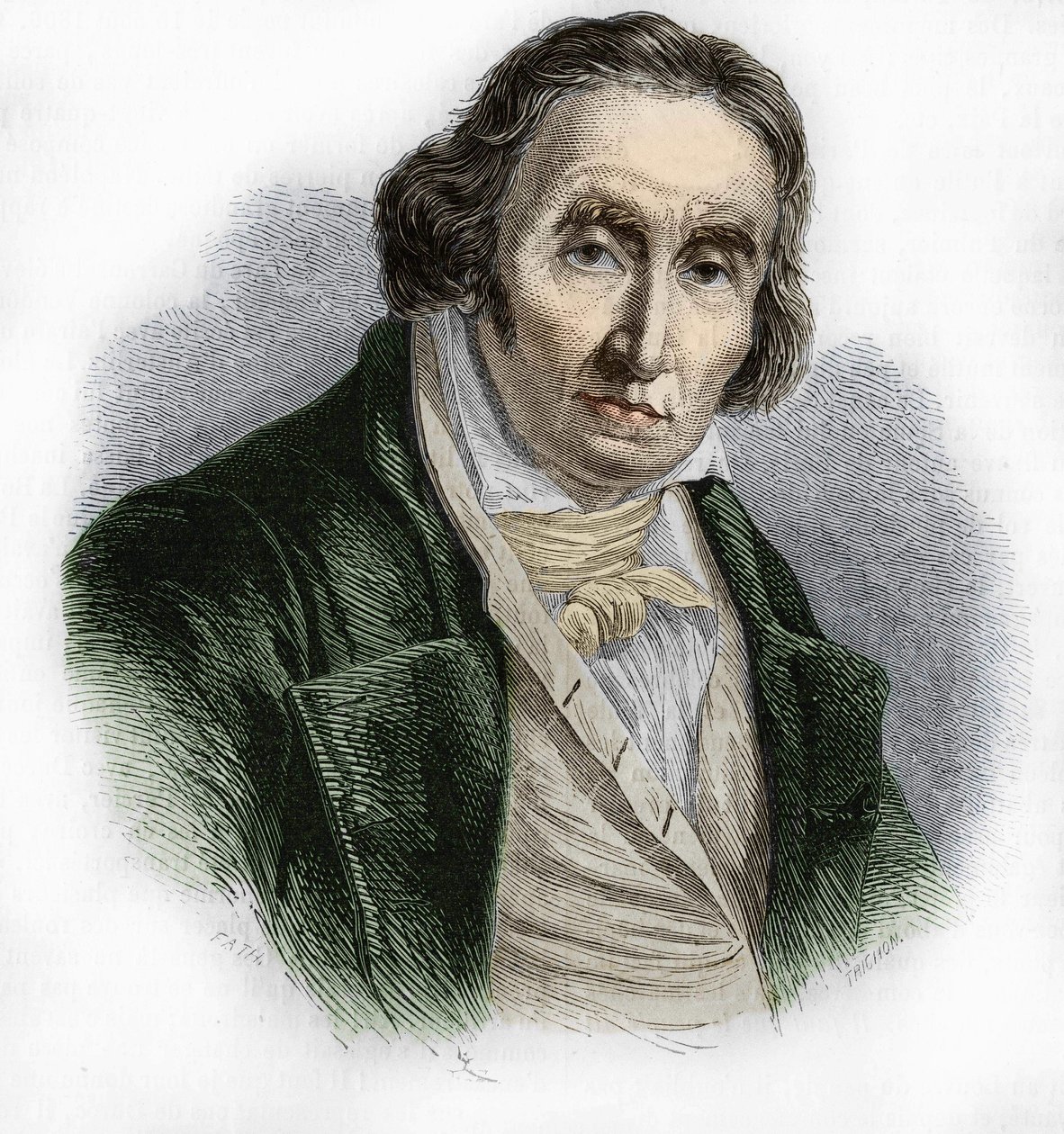 Porträt von Joseph Marie Jacquard (1752-1834), französischer Mechaniker und Erfinder des Webstuhls von Unknown artist