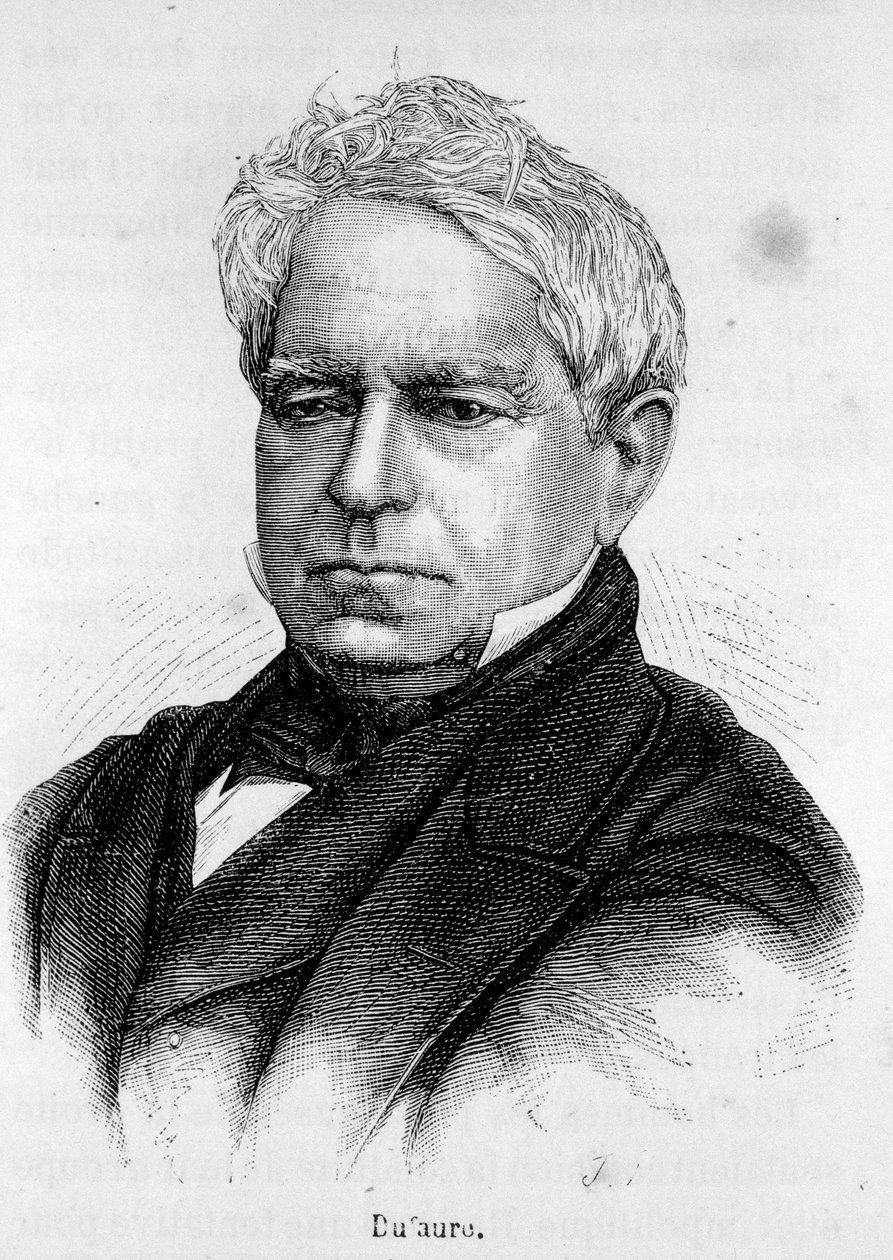 Porträt von Jules Armand (Jules-Armand) Dufaure, französischer Anwalt und Politiker (1798-1881) von Unknown artist